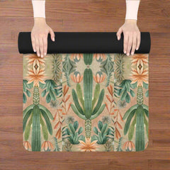 Desert Cactus - Rubber Yoga Mat