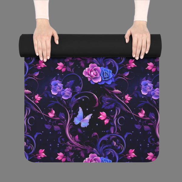 Mystic Butterfly Garden Yoga Mat