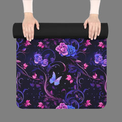 Mystic Butterfly Garden Yoga Mat