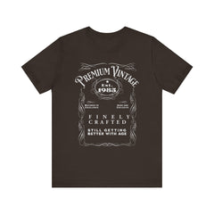 Whiskey Label Tee - 1975 Birthday Gift