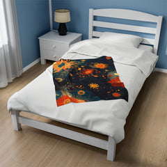 Galactic Radiance - Velveteen Plush Blanket