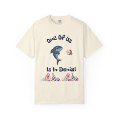 Funny Shark Denial Unisex T-Shirt - Casual Humor for Aquatic Lovers