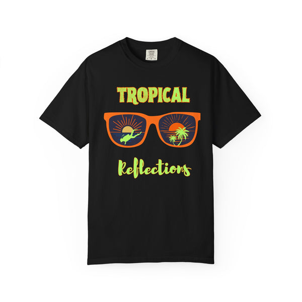 Tropical Reflections Unisex Garment-Dyed T-shirt