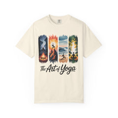 Yoga Art Unisex Garment-Dyed T-Shirt - Relaxed Fit for Mindfulness and Meditation