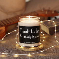 Calm Mood Scented Soy Candle - 9oz | Relaxing Home Fragrance