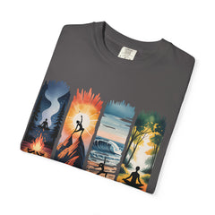 Yoga Art Unisex Garment-Dyed T-Shirt - Relaxed Fit for Mindfulness and Meditation