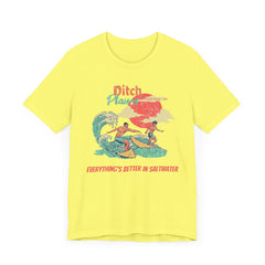 Surfer T-Shirt - Ditch Plains, Montauk, NY Design