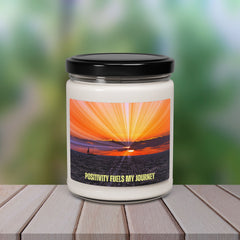 Positivity Fuels My Journey - Scented Soy Candle, 9oz