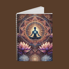 Lotus Awakening - Spiral Notebook - Ruled Line