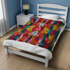 Festival Spirit - Velveteen Plush Blanket
