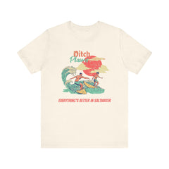 Surfer T-Shirt - Ditch Plains, Montauk, NY Design