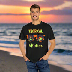Tropical Reflections Unisex Garment-Dyed T-shirt