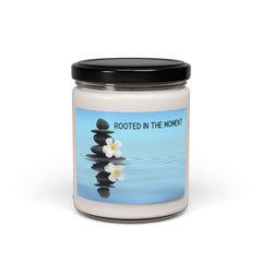 Relaxing Scented Soy Candle - Rooted in the Moment, 9oz