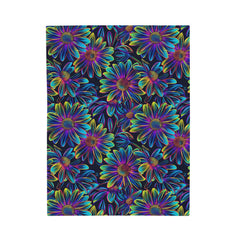 Luminous Flora - Velveteen Plush Blanket