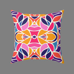 Boho Blossom - Spun Polyester Square Pillow