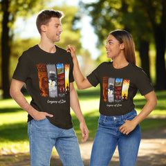 Layers of Zen Unisex Jersey Tee - Mindfulness & Peaceful Vibes