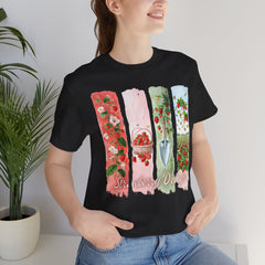 Strawberry Delight Unisex Jersey Tee - Perfect for Gardening Enthusiasts and Summer Celebrations