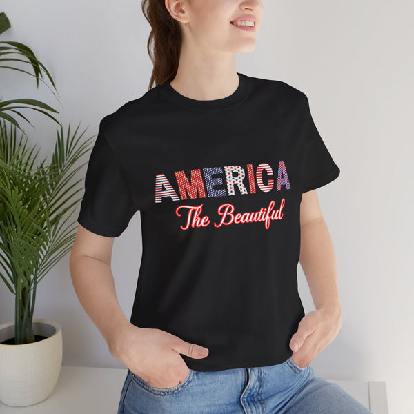 America The Beautiful Unisex Jersey Tee