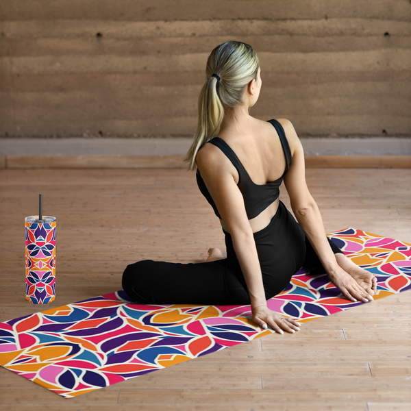 Boho Blossom - Rubber Yoga Mat