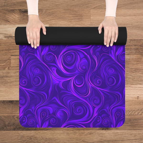 Electric Purple - Rubber Yoga Mat