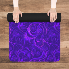 Electric Purple - Rubber Yoga Mat