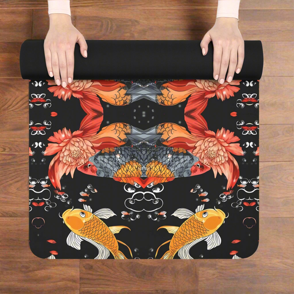 Koi Flow - Rubber Yoga Mat