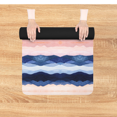 Serenity Waves - Rubber Yoga Mat