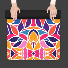 Boho Blossom - Rubber Yoga Mat