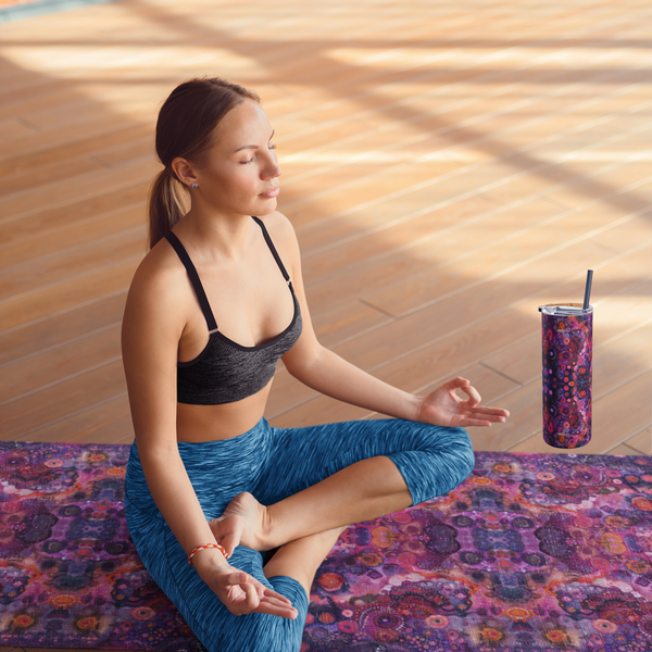 Cosmic Vibes - Rubber Yoga Mat