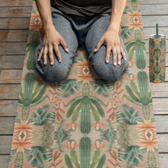 Desert Cactus - Rubber Yoga Mat