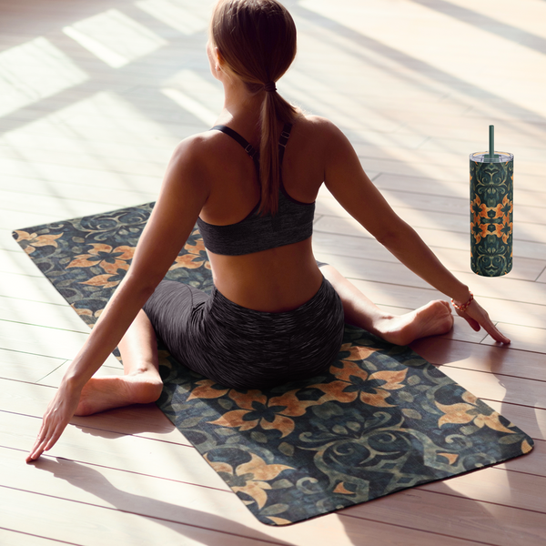 Enchanted Foliage - Rubber Yoga Mat
