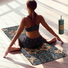 Enchanted Foliage - Rubber Yoga Mat