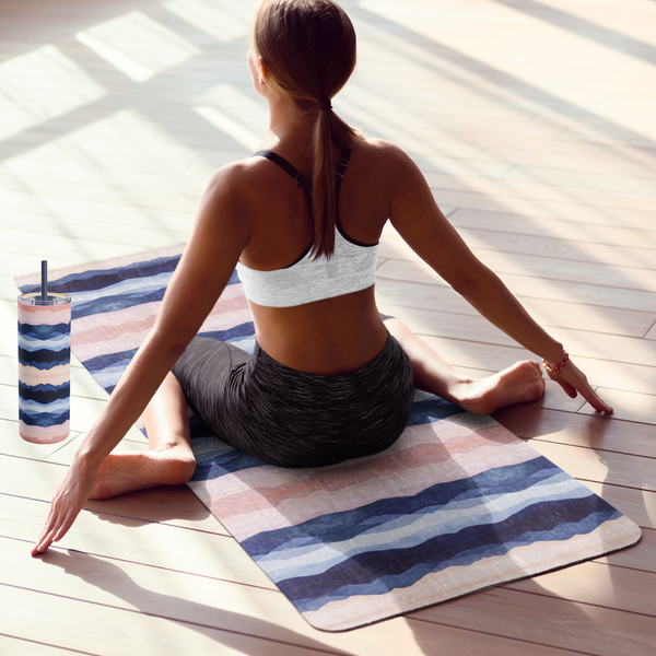 Serenity Waves - Rubber Yoga Mat