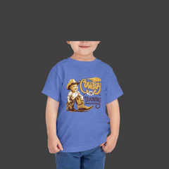 Cowboy in Training Toddler Short Sleeve Tee – Fun Kids T-Shirt for Little Cowboys