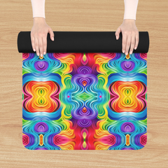 Chakra Waves - Rubber Yoga Mat