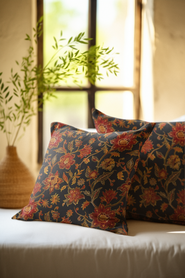Gilded Garden -  Spun Polyester Square Pillow