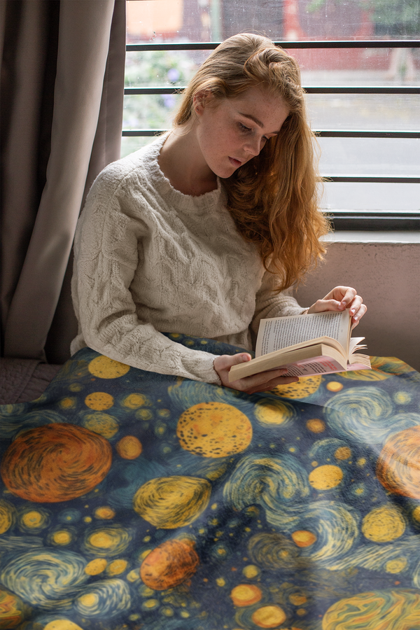 Solar Odyssey - Velveteen Plush Blanket
