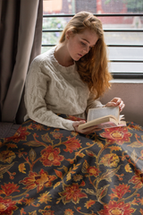 Gilded Garden - Velveteen Plush Blanket