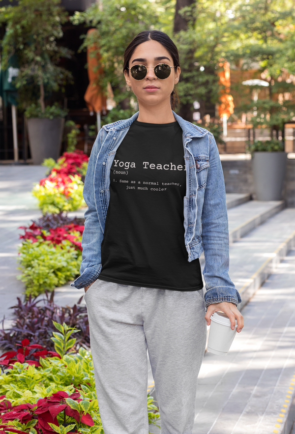 Yoga Teacher Definition - Unisex Jersey Short Sleeve Tee