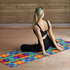 Chakra Waves - Rubber Yoga Mat