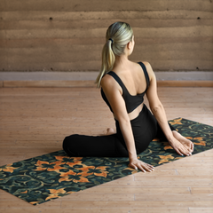 Enchanted Foliage - Rubber Yoga Mat