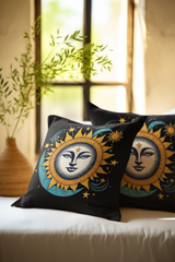 Celestial Harmony - Spun Polyester Square Pillow