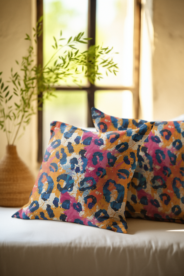 Wild Palette - Spun Polyester Square Pillow