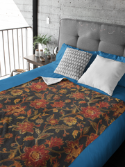 Gilded Garden - Velveteen Plush Blanket