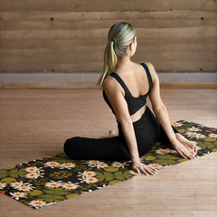 Zen Garden Bloom - Rubber Yoga Mat