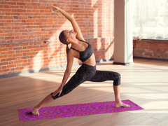 Cosmic Camo - Rubber Yoga Mat