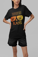 Waves & Rays Unisex Garment-Dyed T-Shirt - Perfect for Surf Lovers