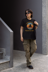 I'd Rather Be Meditating - Unisex Heavy Cotton Tee