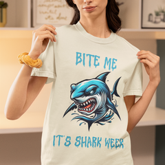 Shark Week T-Shirt - Bite Me Design for Ocean Lovers