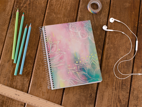 Watercolor Whispers - Spiral Notebook - Ruled Line